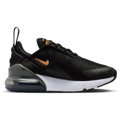 NIKE Air Max 270 Sneaker Kinder 045 - black/metallic copper-laser orange 27.5