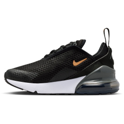 NIKE Air Max 270 Sneaker Kinder 045 - black/metallic copper-laser orange 27.5