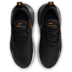 NIKE Air Max 270 Sneaker Kinder 045 - black/metallic copper-laser orange 27.5