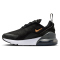 NIKE Air Max 270 Sneaker Kinder 045 - black/metallic copper-laser orange 27.5