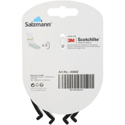 2er Pack Salzmann Reflektierende Fahrrad-Hosenclips 5001...