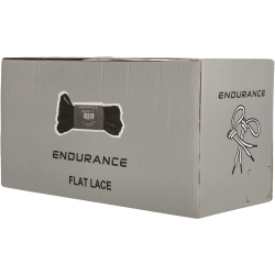 ENDURANCE Flat Schnürsenkel (130 cm) 1001 - black