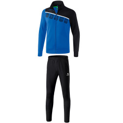 erima 5-C Polyesteranzug new royal/black/white S