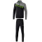 erima 5-C Polyesteranzug black/greymelange/white S