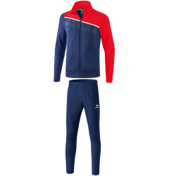 erima 5-C Polyesteranzug new navy/red/white S