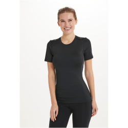 ENDURANCE Power kurzarm Laufshirt Damen 1001 - black 40