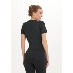 ENDURANCE Power kurzarm Laufshirt Damen 1001 - black 40