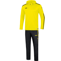 JAKO Striker 2.0 Pr&auml;sentationsanzug mit Kapuze neongelb/schwarz 3XL
