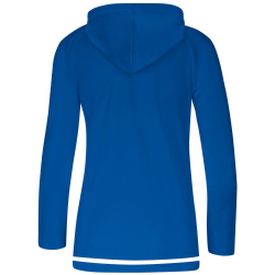 JAKO Striker 2.0 Pr&auml;sentationsanzug mit Kapuze royal/wei&szlig; 34 (Damen)