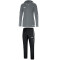 JAKO Striker 2.0 Präsentationsanzug mit Kapuze steingrau/weiß 40 (Damen)