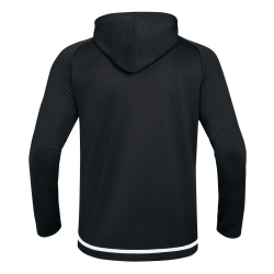 JAKO Striker 2.0 Pr&auml;sentationsanzug mit Kapuze schwarz/wei&szlig; 128