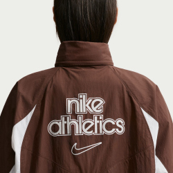 NIKE Sportswear Woven Trainingsjacke Damen 216 - lt chocolate/photon dust XS
