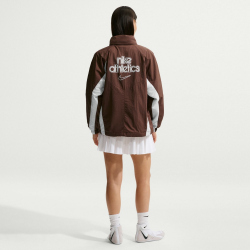 NIKE Sportswear Woven Trainingsjacke Damen 216 - lt chocolate/photon dust XS