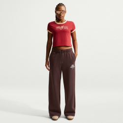 NIKE Sportswear Phoenix Fleece High-Waist Jogginghose Damen 216 - lt chocolate XS