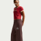 NIKE Sportswear Phoenix Fleece High-Waist Jogginghose Damen 216 - lt chocolate XS