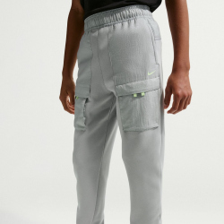 NIKE Sportswear City Utility Jogginghose Kinder 077 - lt smoke grey/lt liquid lime S (128-137 cm)