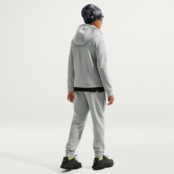 NIKE Sportswear City Utility Kapuzenjacke Kinder 077 - lt smoke grey/lt liquid lime XS (122-128 cm)