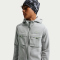 NIKE Sportswear City Utility Kapuzenjacke Kinder 077 - lt smoke grey/lt liquid lime XS (122-128 cm)