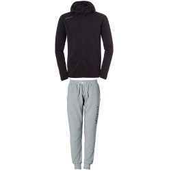 uhlsport Essential Trainingsanzug mit Kapuze schwarz M