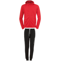 uhlsport Essential Trainingsanzug mit Kapuze rot 128