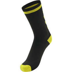 hummel Elite Indoor Socken kurz black/blazing yellow 39-42