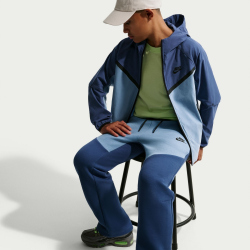 NIKE Sportswear Tech Fleece Open Hem Jogginghose Jungen 461 - mystic navy/work blue/black/black S (128-137 cm)
