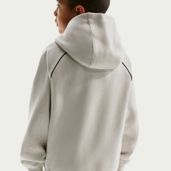 NIKE Air Hoodie Kinder 072 - light bone/black/black M...
