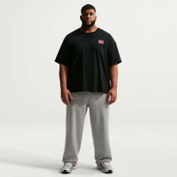 NIKE Life Loose Knit T-Shirt Herren 010 - black XS