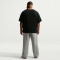 NIKE Life Loose Knit T-Shirt Herren 010 - black XS
