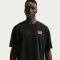 NIKE Life Loose Knit T-Shirt Herren 010 - black XS