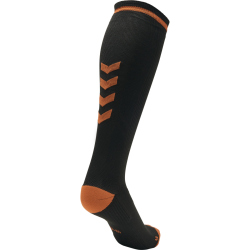 hummel Elite Indoor Socken lang black/orange tiger 27-30