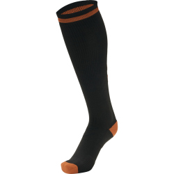 hummel Elite Indoor Socken lang black/orange tiger 39-42