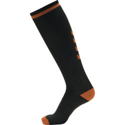 hummel Elite Indoor Socken lang black/orange tiger 43-45