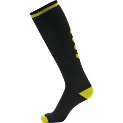 hummel Elite Indoor Socken lang black/blazing yellow 27-30