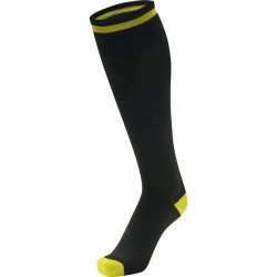 hummel Elite Indoor Socken lang black/blazing yellow 31-34