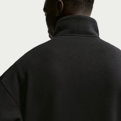 NIKE Sportswear Air 1/4-Zip Fleece Sweatshirt Herren 010 - black/white 3XL