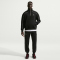 NIKE Sportswear Air 1/4-Zip Fleece Sweatshirt Herren 010 - black/white 3XL