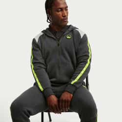 NIKE Sportswear Club Hoodie Herren 070 - dk smoke grey/lt smoke grey S