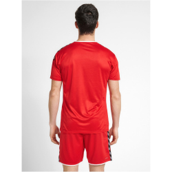 hummel Authentic Polyester kurzarm Trikot Herren true red S