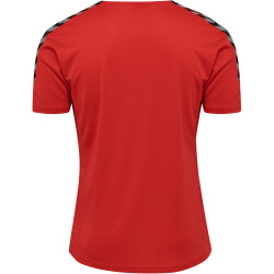 hummel Authentic Polyester kurzarm Trikot Herren true red...