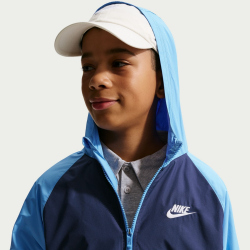 NIKE Sportswear Windrunner Kapuzenjacke Kinder 413 - university blue/ghost/white M (137-147 cm)