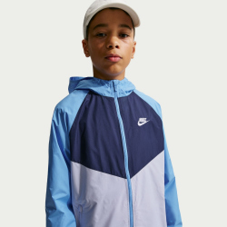 NIKE Sportswear Windrunner Kapuzenjacke Kinder 413 - university blue/ghost/white L (147-158 cm)