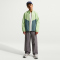 NIKE Sportswear Windrunner Kapuzenjacke Kinder 360 - lt liquid lime/mineral slate/white M (137-147 cm)