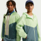 NIKE Sportswear Windrunner Kapuzenjacke Kinder 360 - lt liquid lime/mineral slate/white L (147-158 cm)