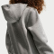 NIKE Sportswear Club Fleece Hoodie Kinder 063 - dk grey heather/black/sail XS (122-128 cm)