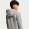 NIKE Sportswear Club Fleece Hoodie Kinder 063 - dk grey heather/black/sail XS (122-128 cm)