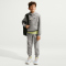 NIKE Sportswear Club Fleece Hoodie Kinder 063 - dk grey heather/black/sail XS (122-128 cm)