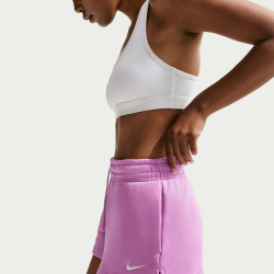 NIKE Sportswear Phoenix Fleece Mid-Waist Shorts Damen 503 - lt magenta/sail S