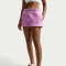 NIKE Sportswear Phoenix Fleece Mid-Waist Shorts Damen 503 - lt magenta/sail S