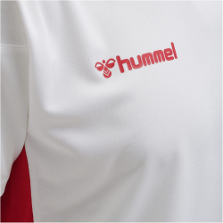 hummel Authentic Polyester kurzarm Trikot Herren white/true red 3XL